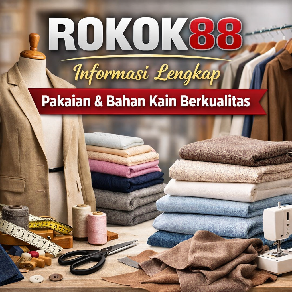 ROKOK88 | Informasi Lengkap Pakaian & Bahan Kain Berkualitas
